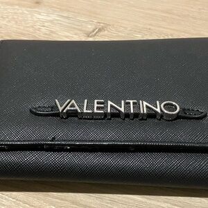 Mario Valentino Black Unisex Wallet-minor callouts